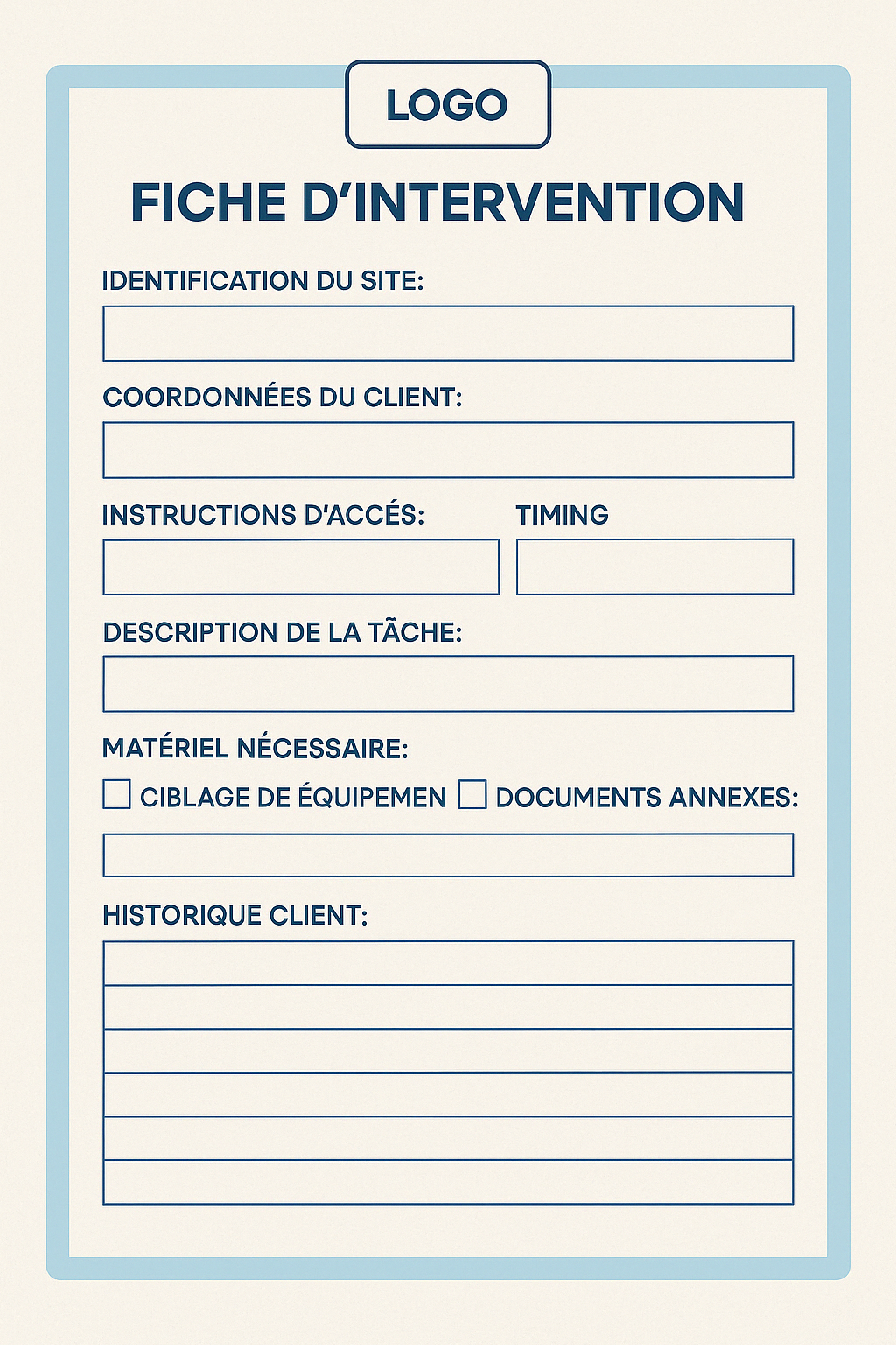 modele fiche intervention